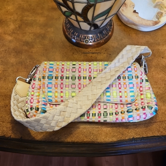 The Sak Clutch with Removable Strap Braided Ribbon Pattern - Picture 5 of 6